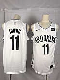 Nets 11 Kyrie Irving White Nike Swingman Jersey,baseball caps,new era cap wholesale,wholesale hats